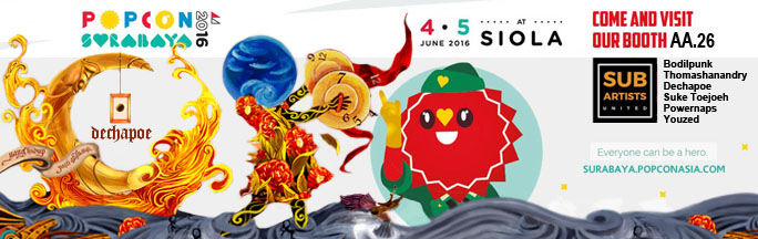 Dechapoe at Popcon Surabaya Schedule